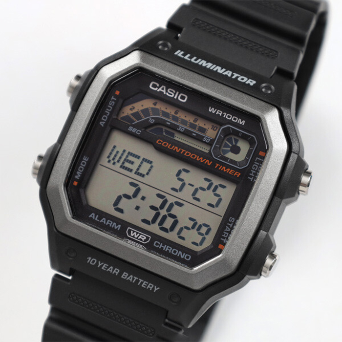Мужские часы CASIO Collection WS-1600H-1A
