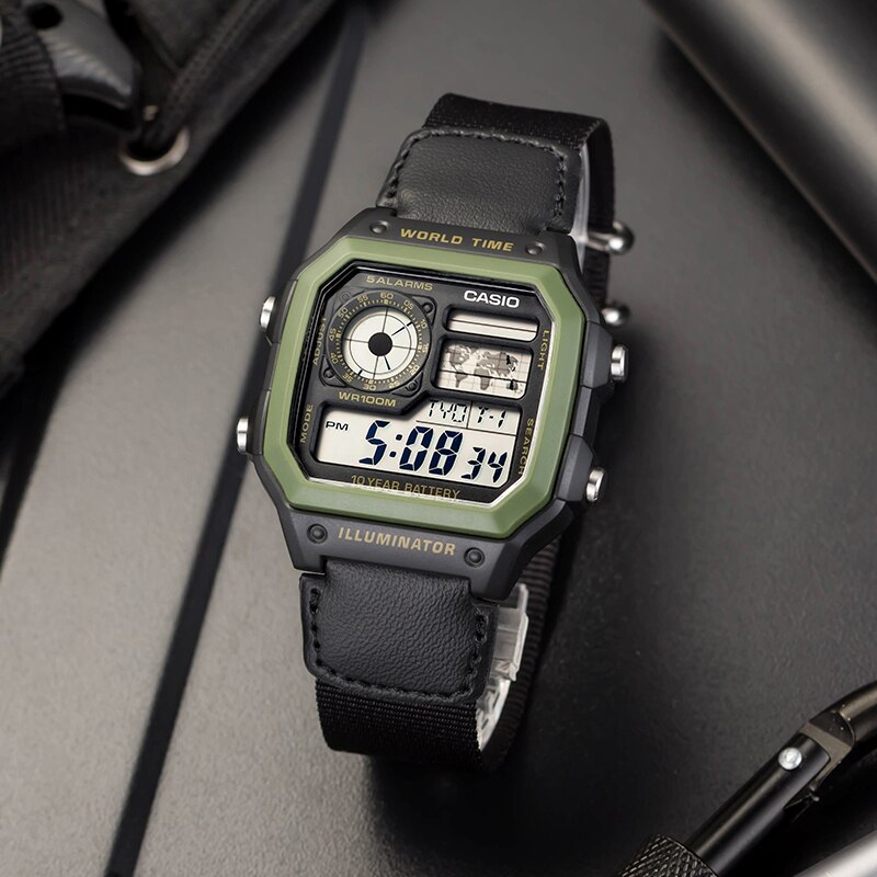 Мужские часы CASIO Collection AE-1200WHB-1B