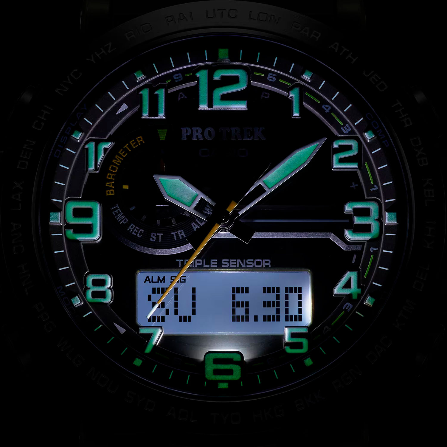 Мужские часы CASIO PRO TREK / Sport PRG-601YB-3